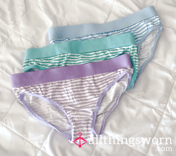 Stripe Cotton Panties