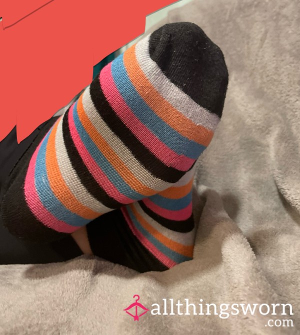 Striped Ankle Socks