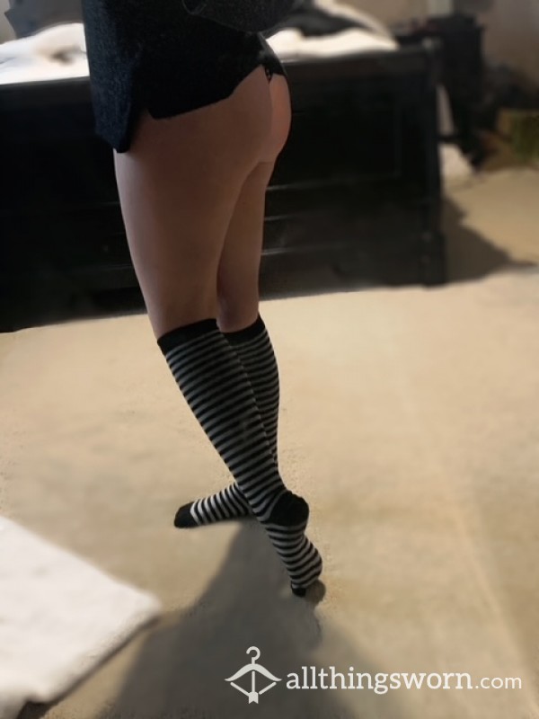 Striped Compression Socks - 40 HOUR WEAR