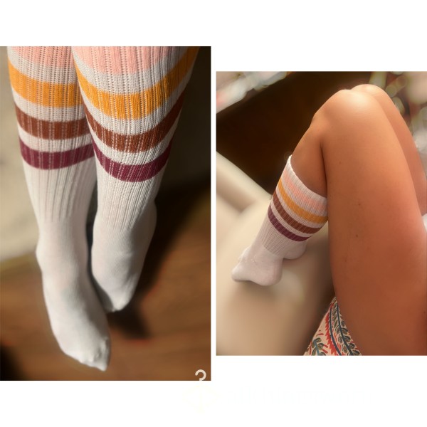 Striped Crew Socks