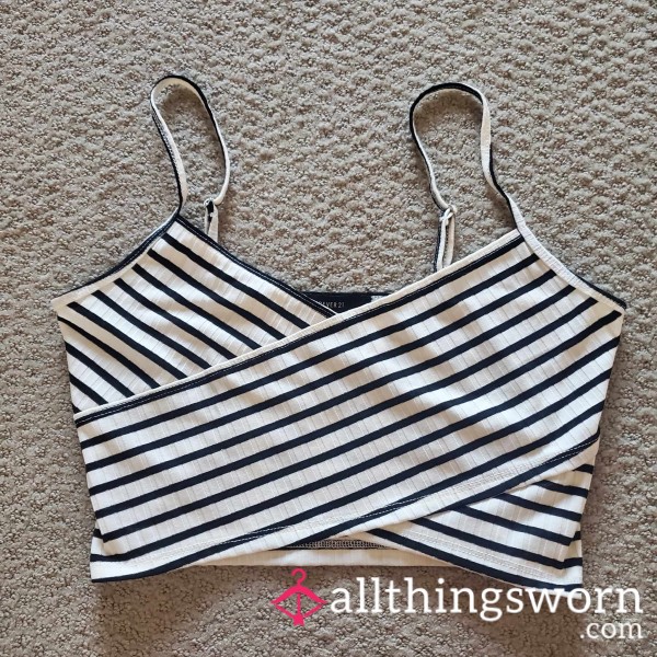 Striped Crop Top