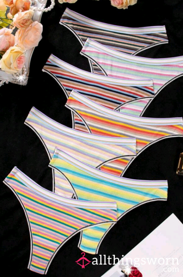 Striped Thongs