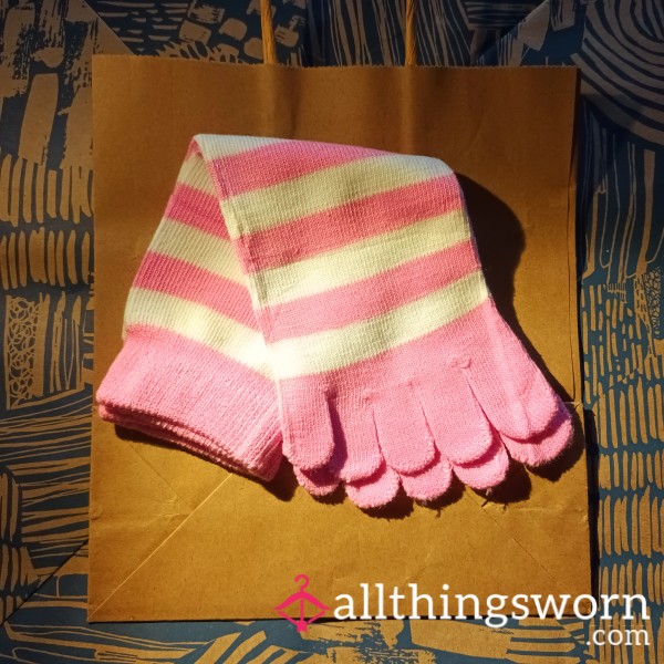 Striped Toe Socks - 48hr Wear