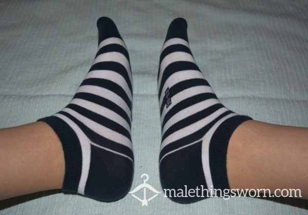 Striped Trainer Socks