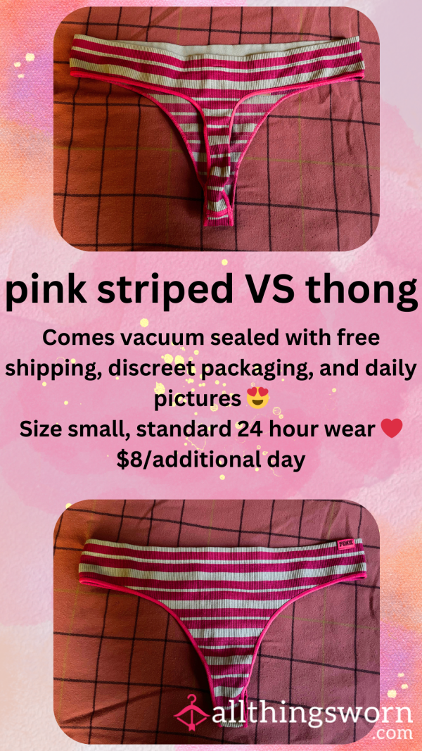 Striped VS Thong 💗