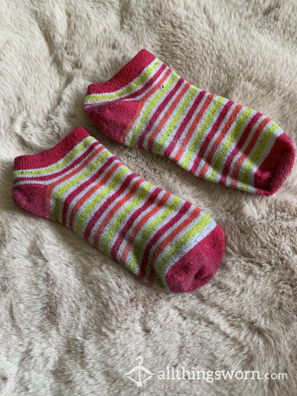 Striped Well Worn Work Socks