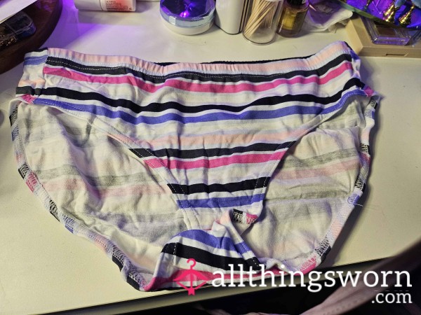 Stripes Cotton Panties M