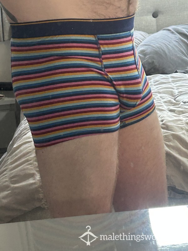 Stripy Boxers Just Showered