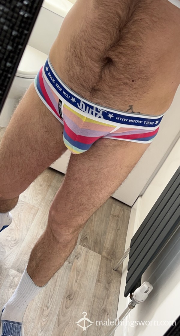 Stud Rainbow Briefs - Size M