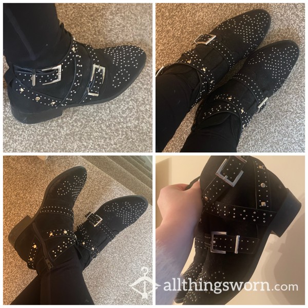 Studded Ankle Boots