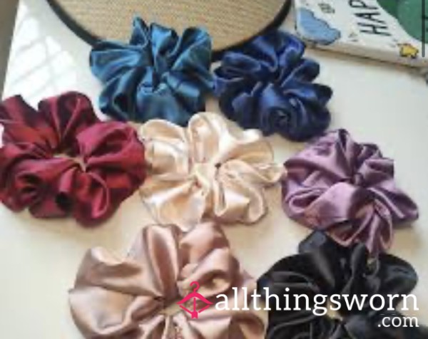 Stuffed Hair Scrunchies