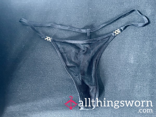 Stuffed Inside And Played-in Thong