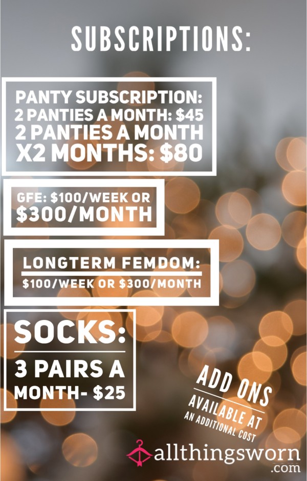 Subscriptions