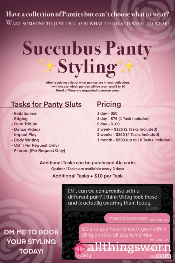 Succubus Panty Styling