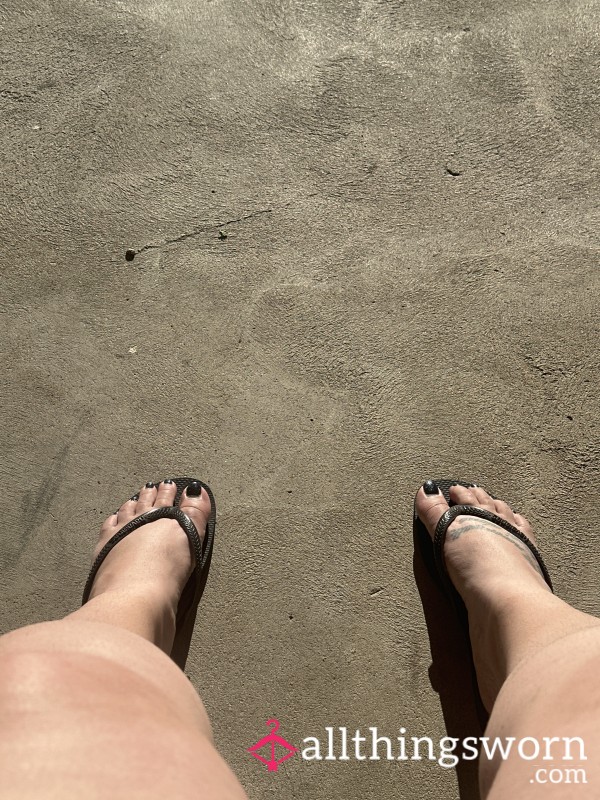 Sun Baking Feet