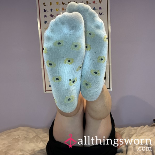 SALE Sunflower Ankle Socks