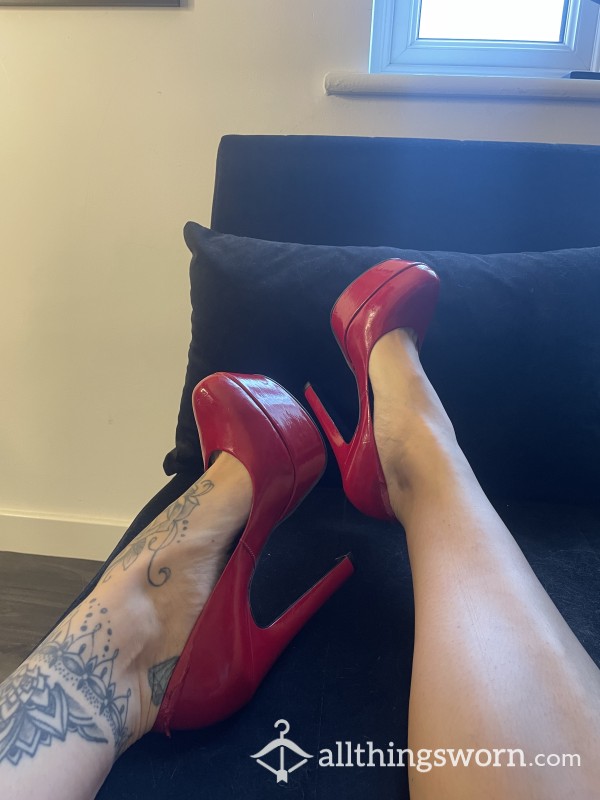 Super S**y Red Devil High Heels