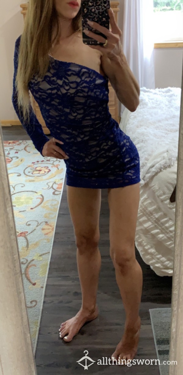 Super S**y Short One Sleeved Dress Used By Me!! 😈