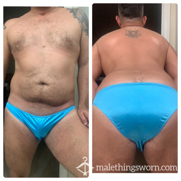 Super Shiny Blue Fetish Undies