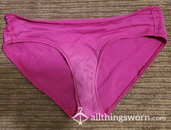 Super Silky, S**y, Pink, Victorias Secret Panties. Medium In Size.