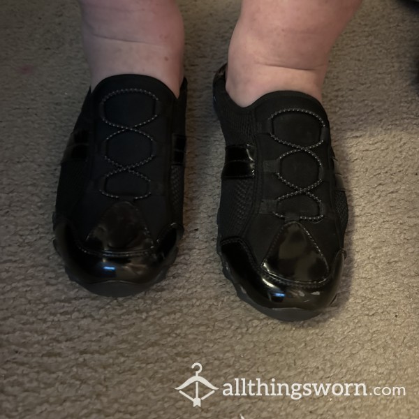 On Sale!! Leave A Stank On Your Face - Super Stinky Black Slip On Shoes