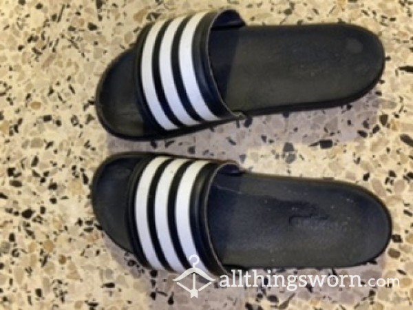 Super Worn Adidas Slides