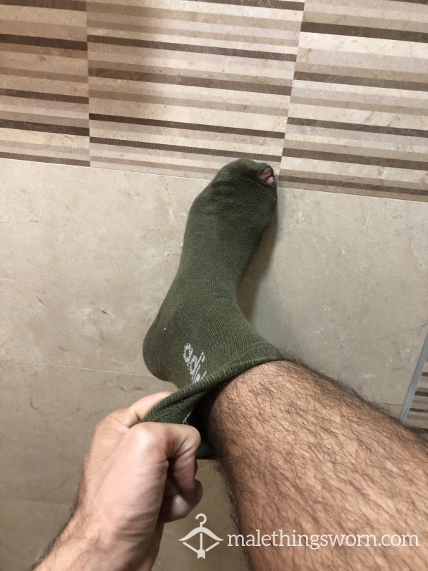 Super Worn And Stinky Adidas Socks