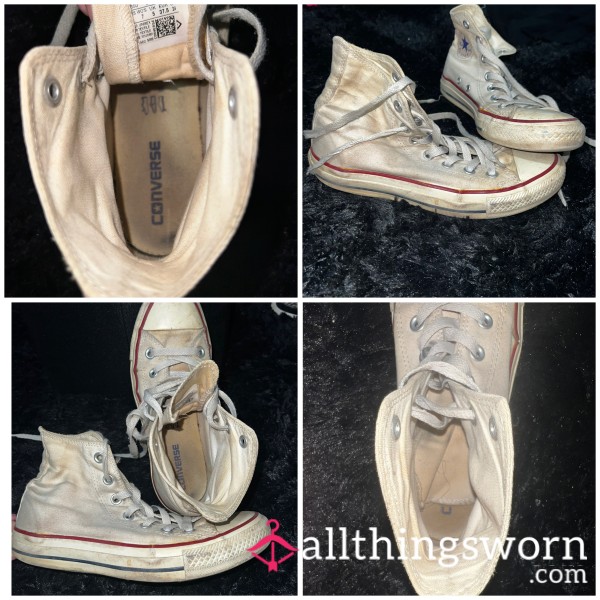 Super Worn/dirty High Top Converse