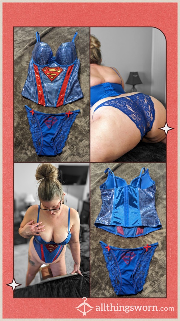 Superman Panties & Corset