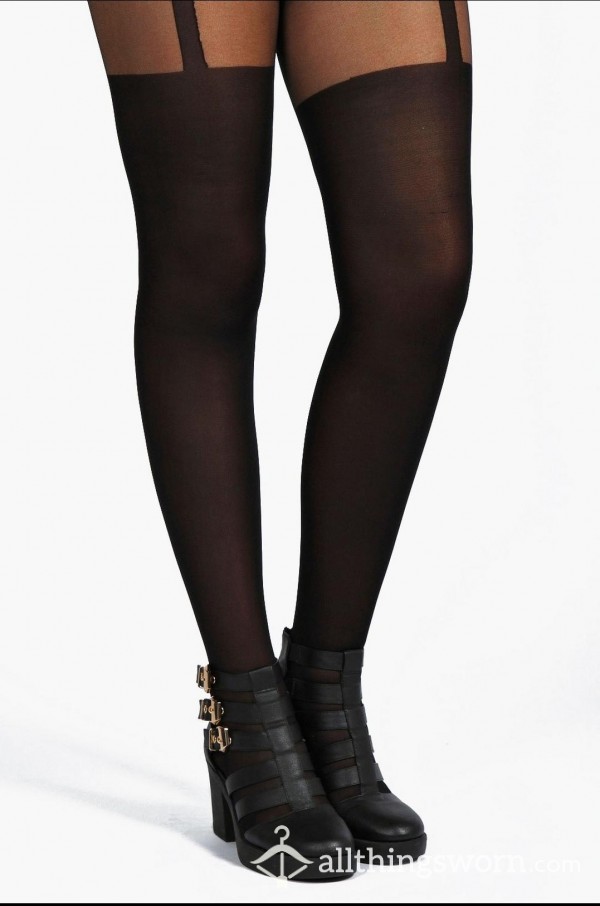 Suspender Look Tights