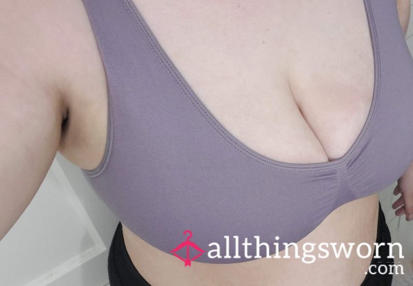 Sweat-ly Sweet Lavender Sports Bra