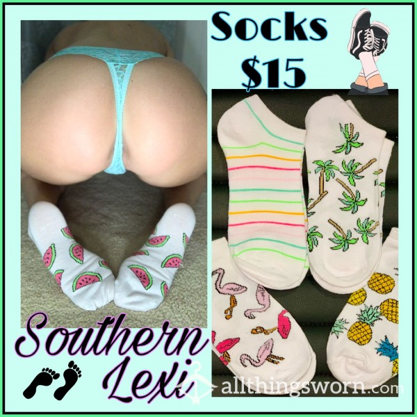 Sweaty Baseball Mom Ankle Socks!