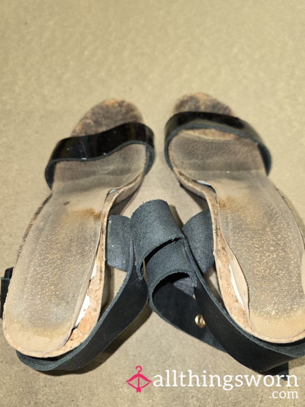 Sweat Stained Dirty Soled Wedges