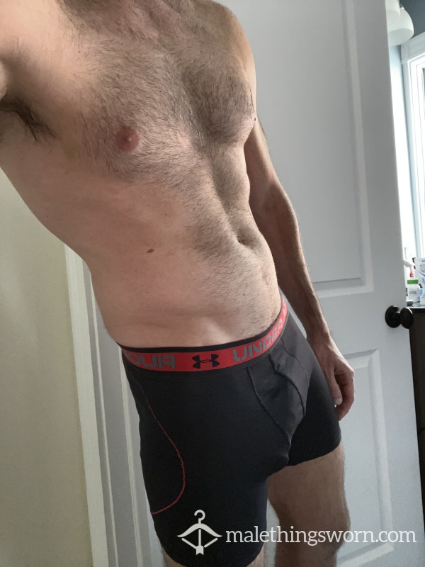 Sweaty Black Boxer Briefs