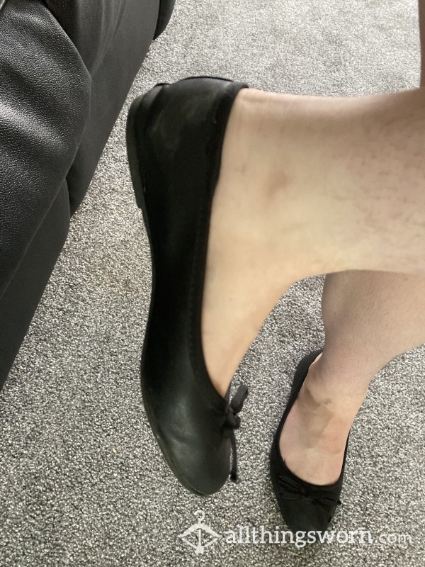 Sweaty Black Flats