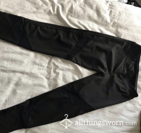 Sweaty Black Gym Leggings