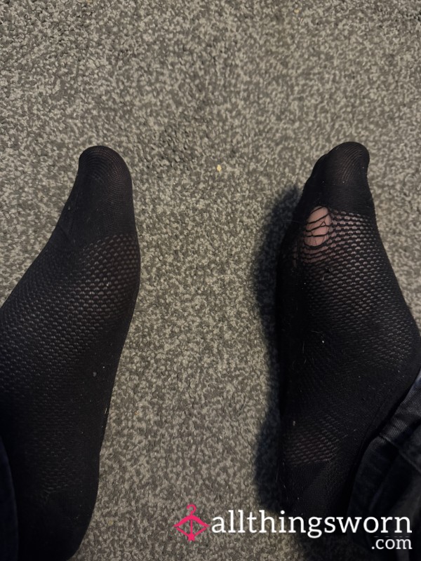 Sweaty Black Old Pop Socks