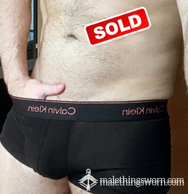 (SOLD)Sweaty CK Trunks Broken In 🐽🥵😈