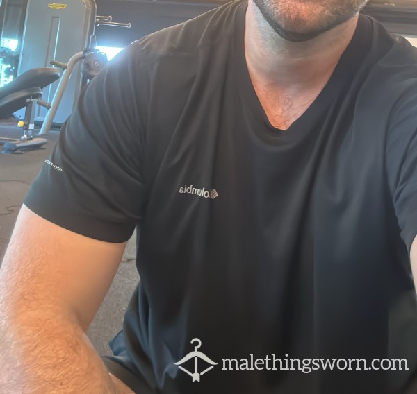 Sweaty Columbia Gym Shirt