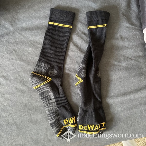 Sweaty Dewalt Tradie Socks