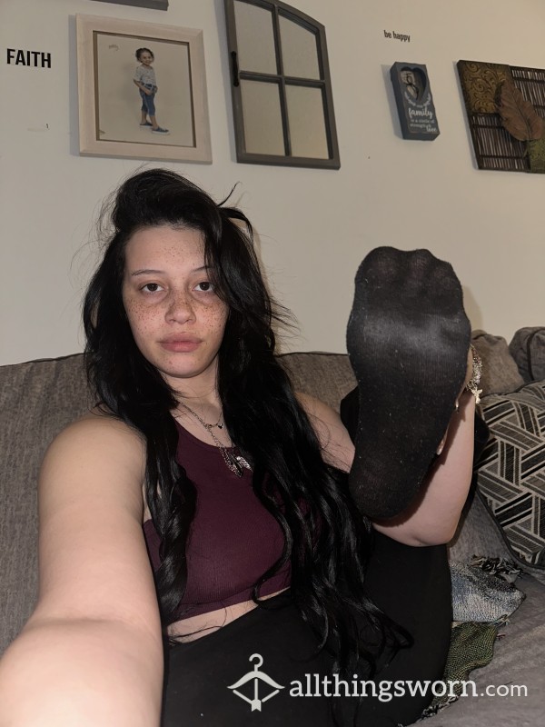 Sweaty Funky Black Socks