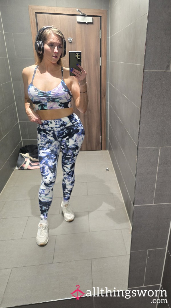 Sweaty Gym Bra & Leggings Set