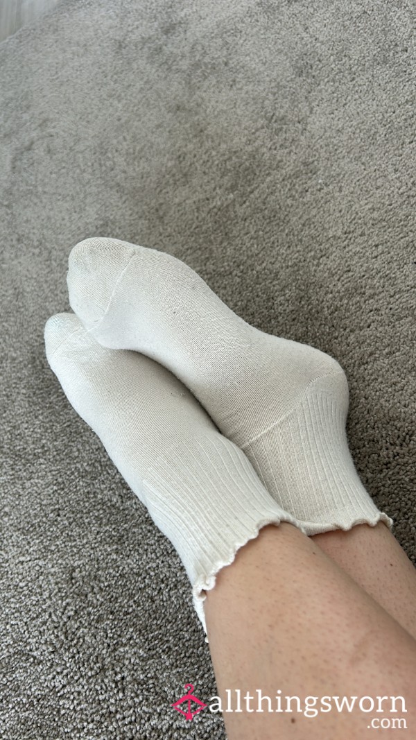 Sweaty Gym Socks - Cream Crew