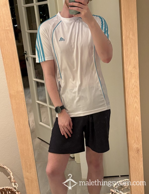 Sweaty Gym Wear From Multiple Cardio Sessions