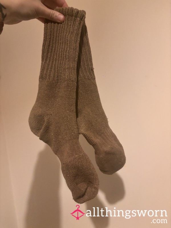 Sweaty Hiking Socks