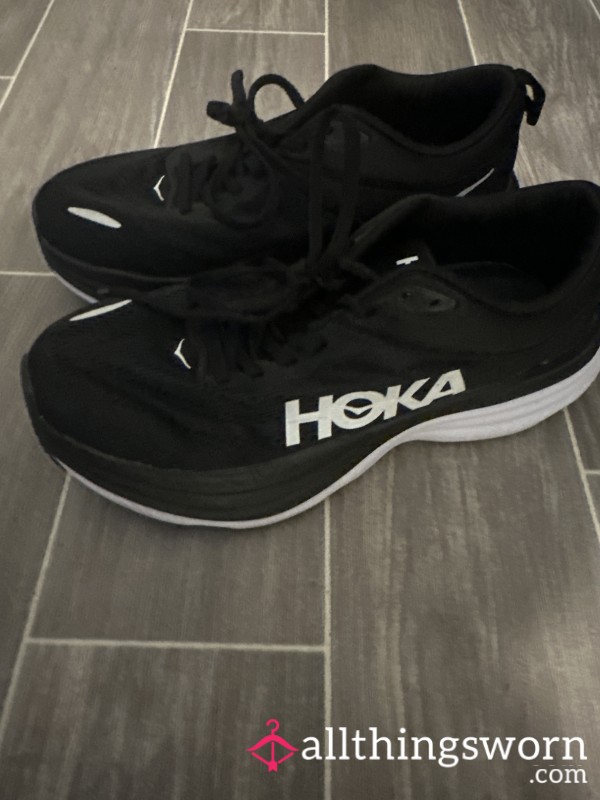 Sweaty Hoka Gym Shoes 🤭