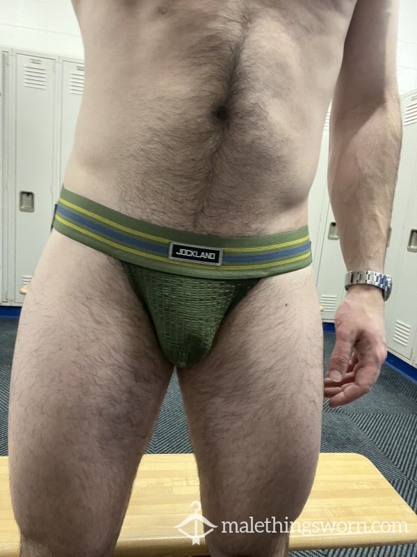 SOLD — Sweaty Locker Room Jockstrap - Light/medium Scent