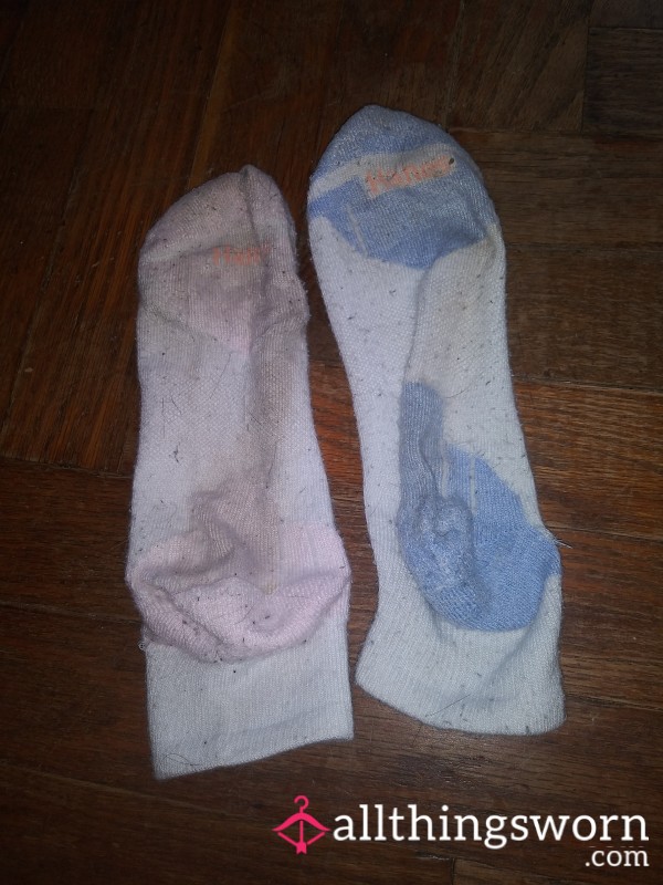 Sweaty Mismatched Gym Socks