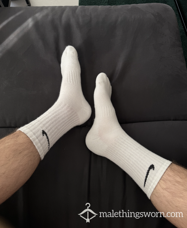 Sweaty Nike Crew Socks - Worn For At Least 48 Hrs! 💦🔥