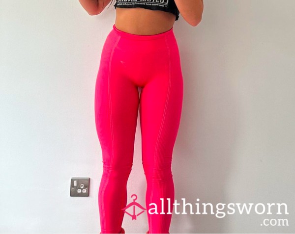 Sweaty Pink Gym Leggings